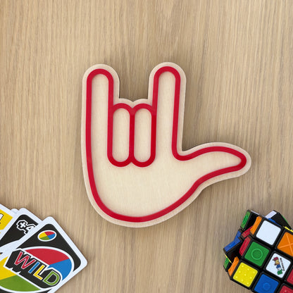Love Hand Gesture Wall Art