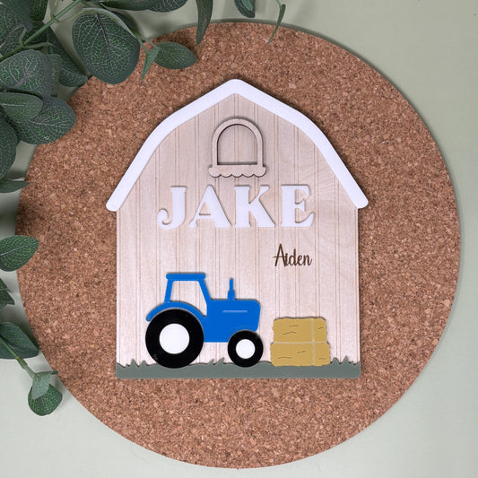 Barn Sign with Name