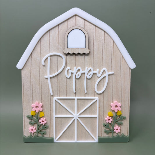 Barn Sign with Name