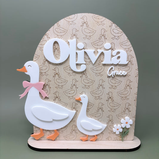 Goose Name Sign
