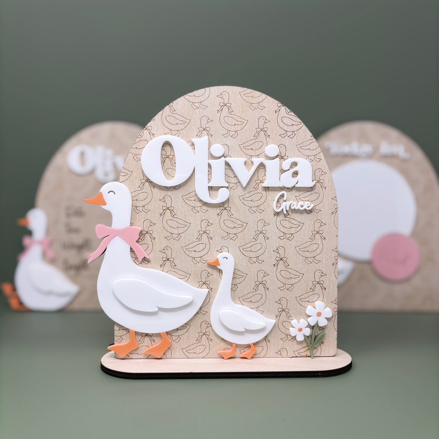 Goose Name Sign