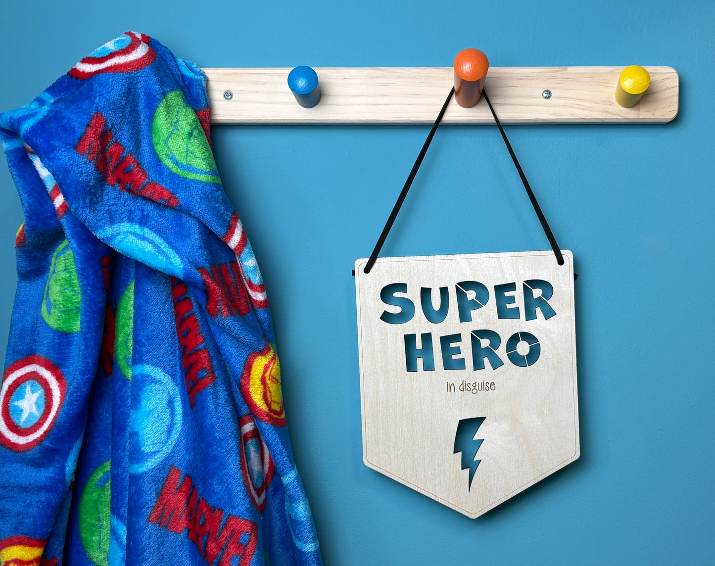 Superhero in Disguise Flag