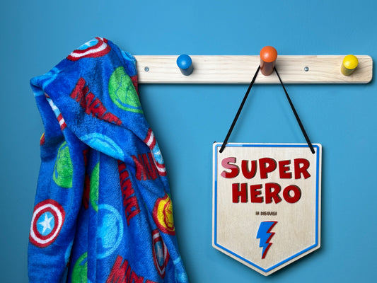 Superhero in Disguise Flag