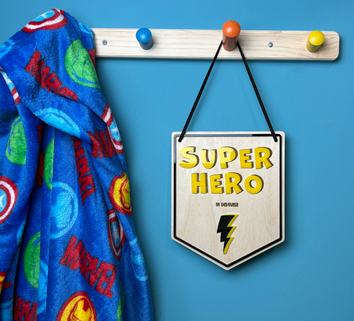 Superhero in Disguise Flag