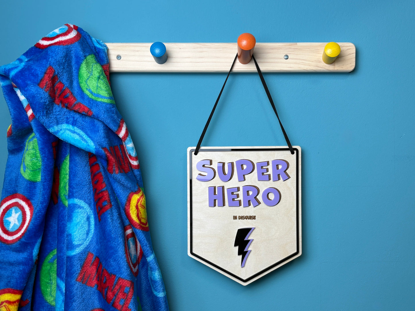 Superhero in Disguise Flag