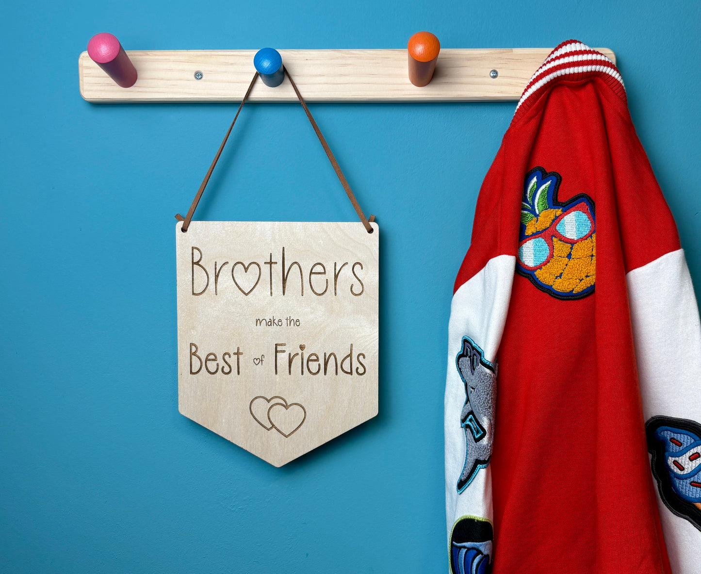 Brothers Make the Best of Friends Flag