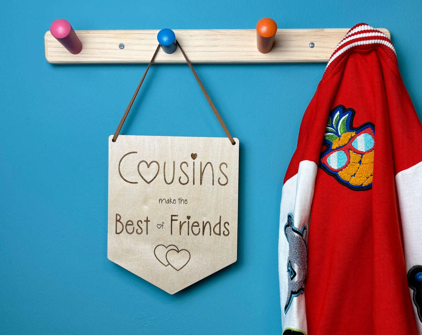 Cousins Make the Best of Friends Flag