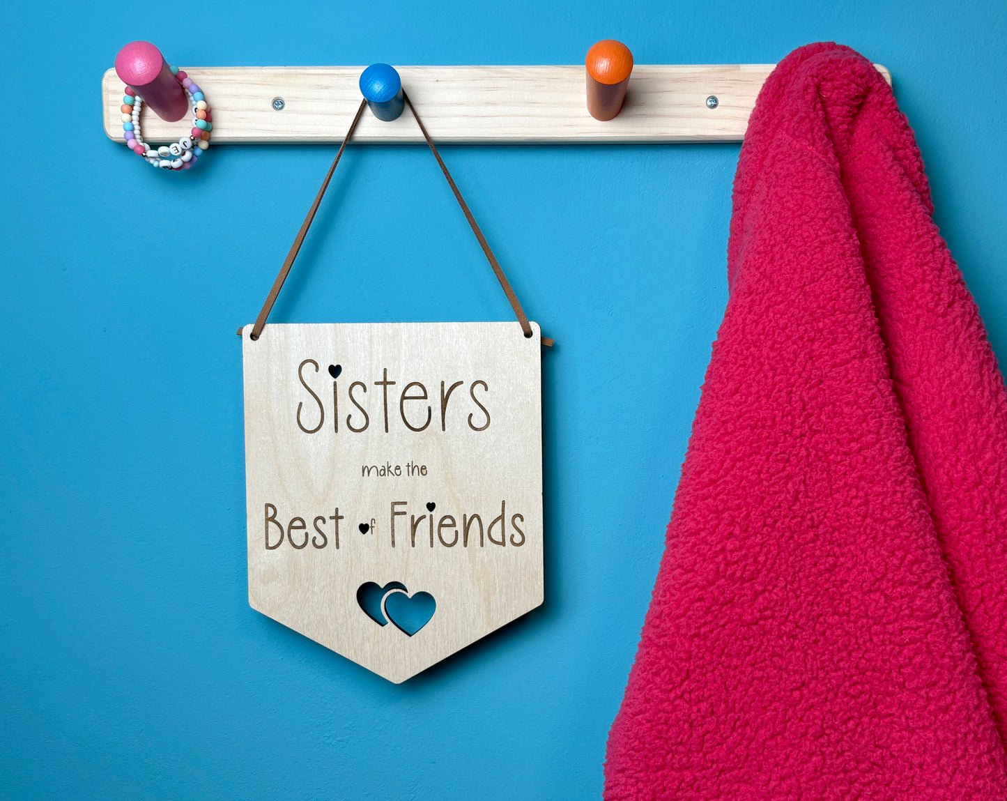 Sisters Make the Best of Friends Flag