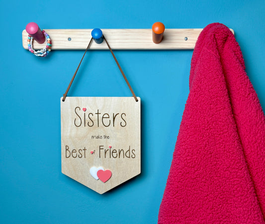 Sisters Make the Best of Friends Flag