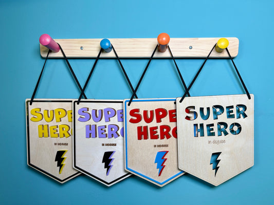 Superhero in Disguise Flag