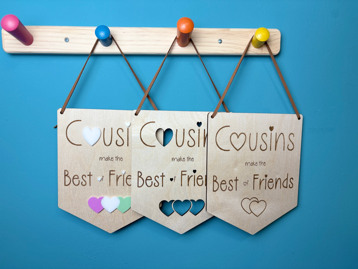 Cousins Make the Best of Friends Flag