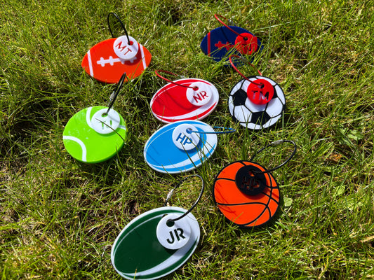 Sports Ball Keyring with NFC