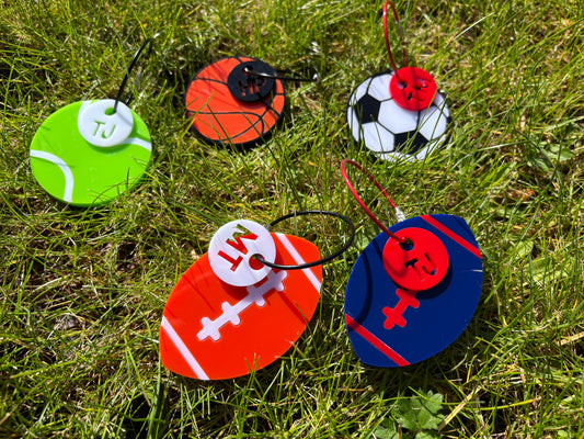 Sports Ball Keyring with NFC