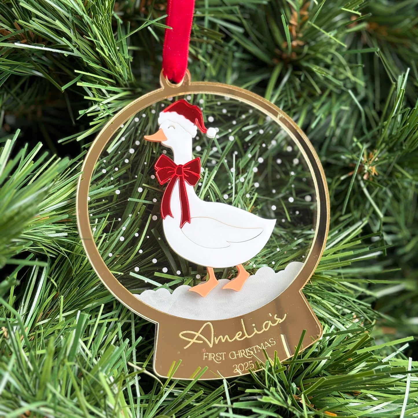 Goose Christmas Decoration