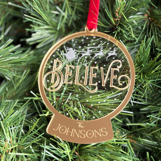 Believe Christmas Decoration