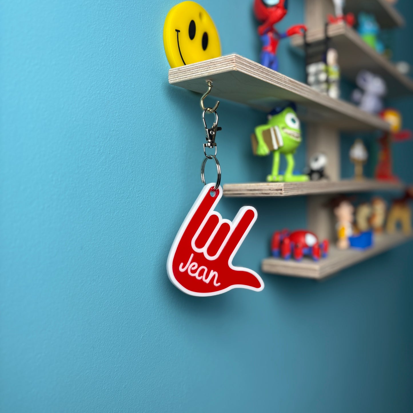 Peace/ love Keyring