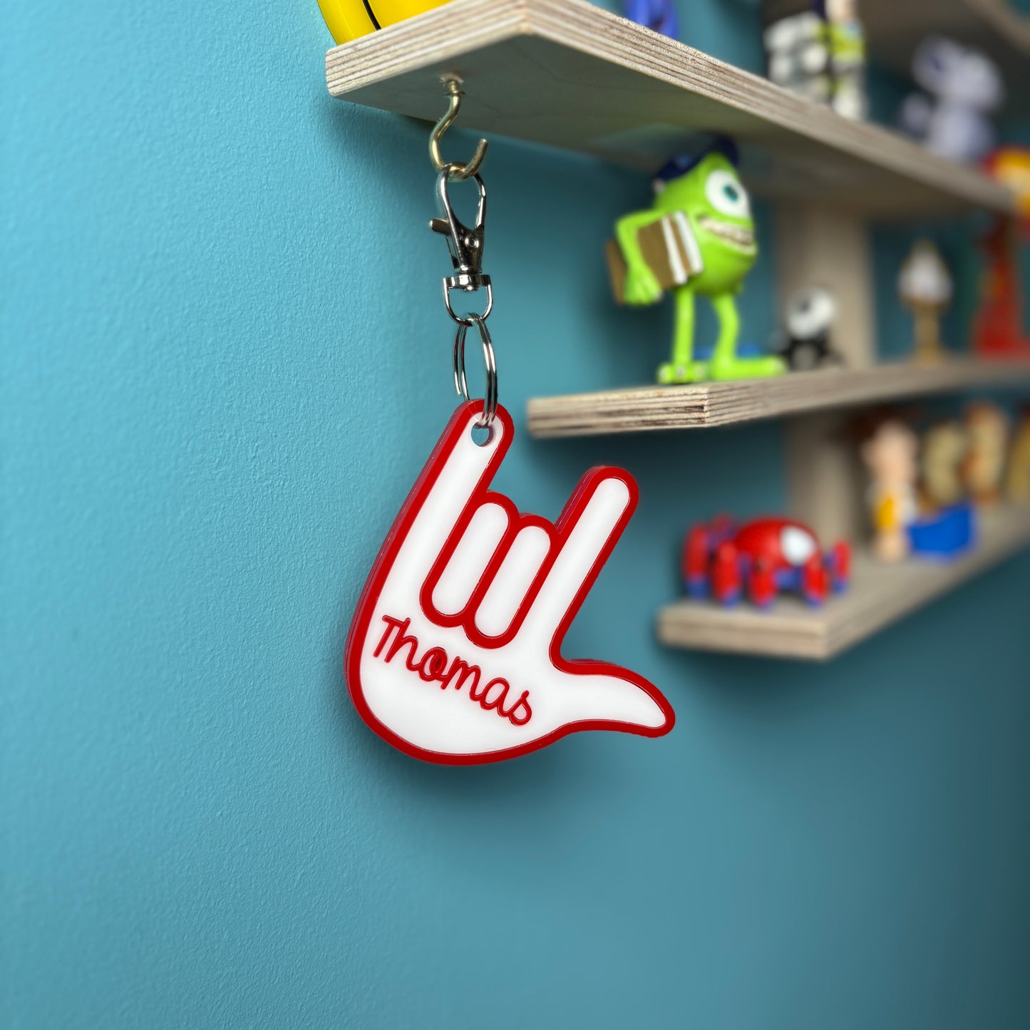 Peace/ love Keyring