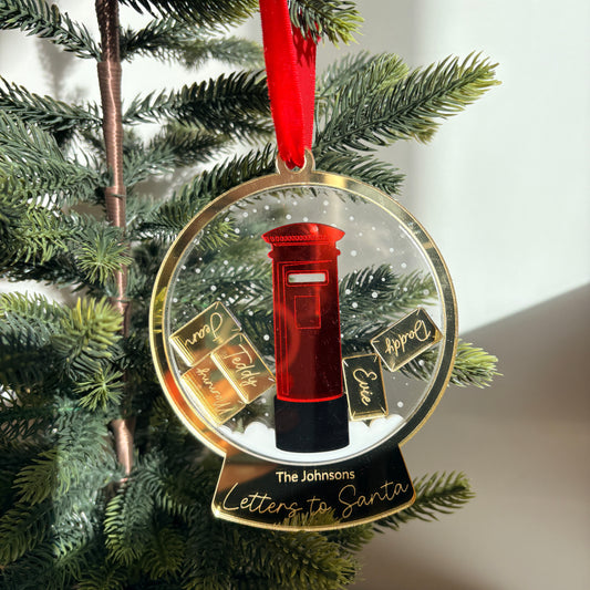 Postbox Snow Globe