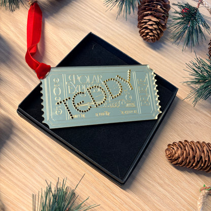 Polar Express Golden Ticket  Decoration