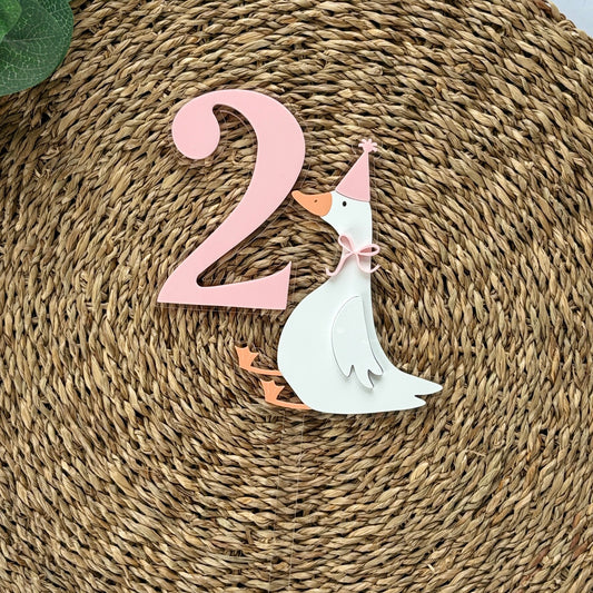 Goose Cake Topper