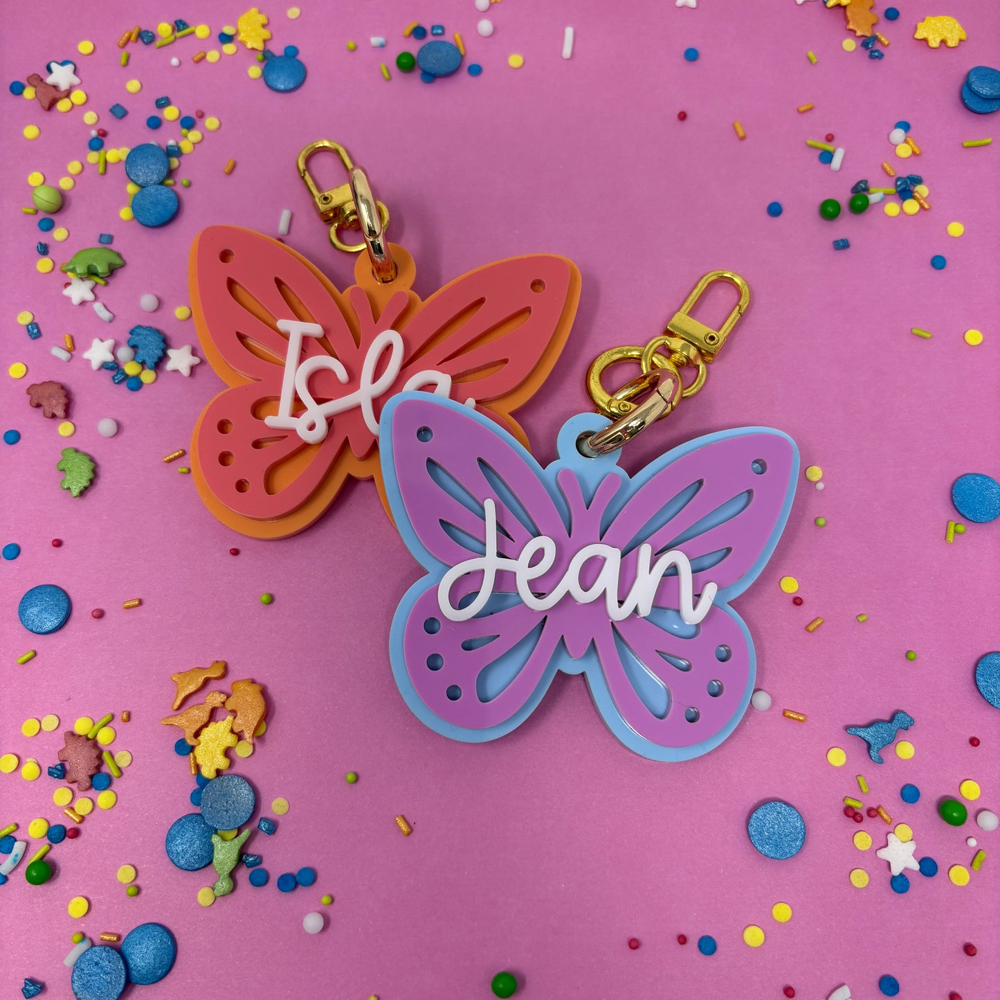 Butterfly Keyring