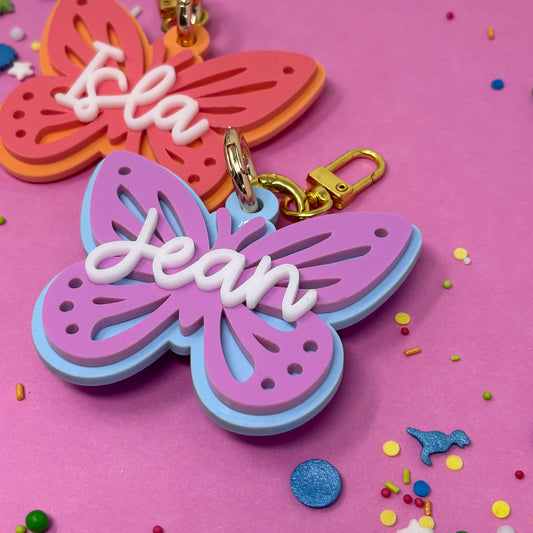 Butterfly Keyring