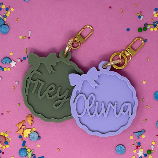 Scalloped Keyring