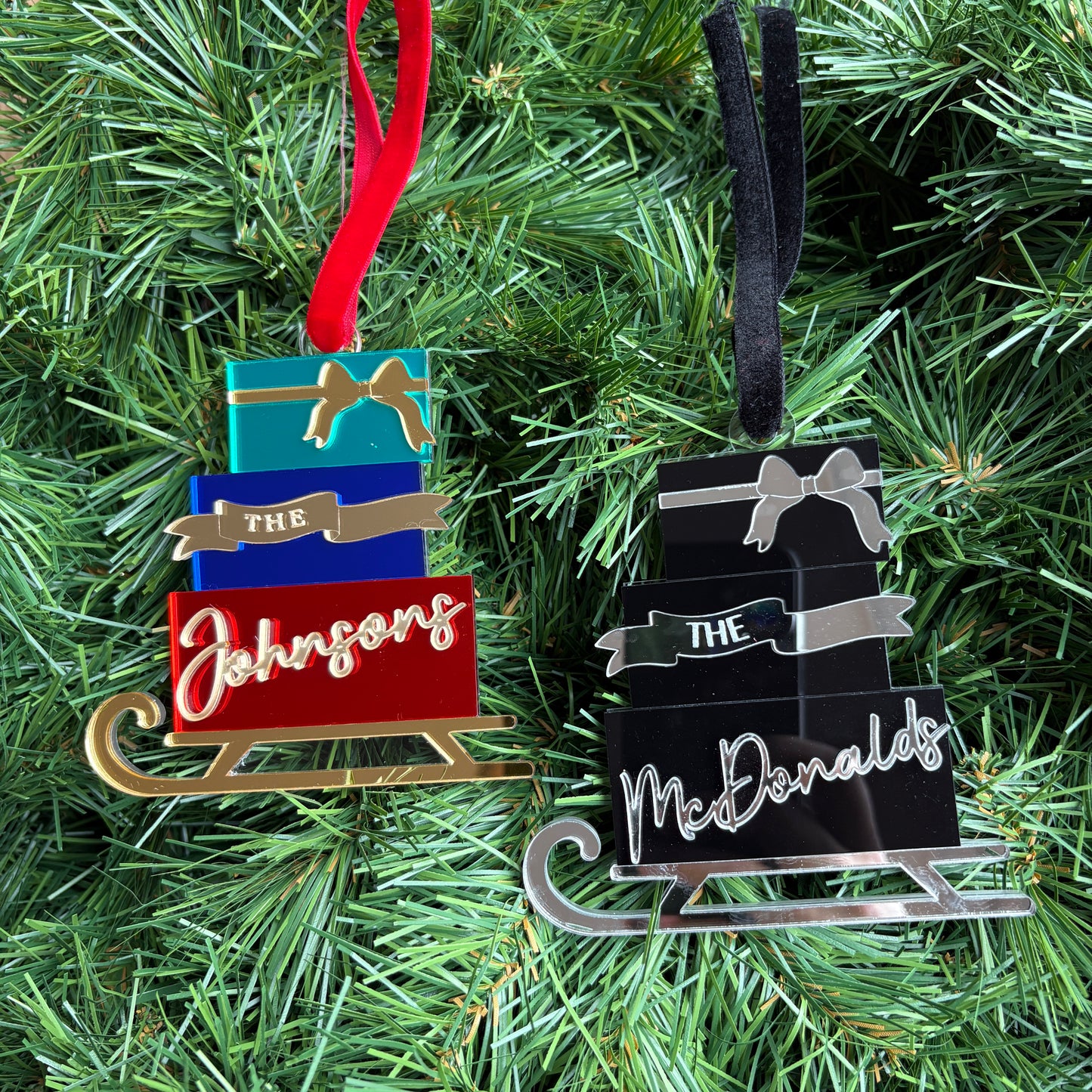 Sleigh & Presents Christmas Decoration