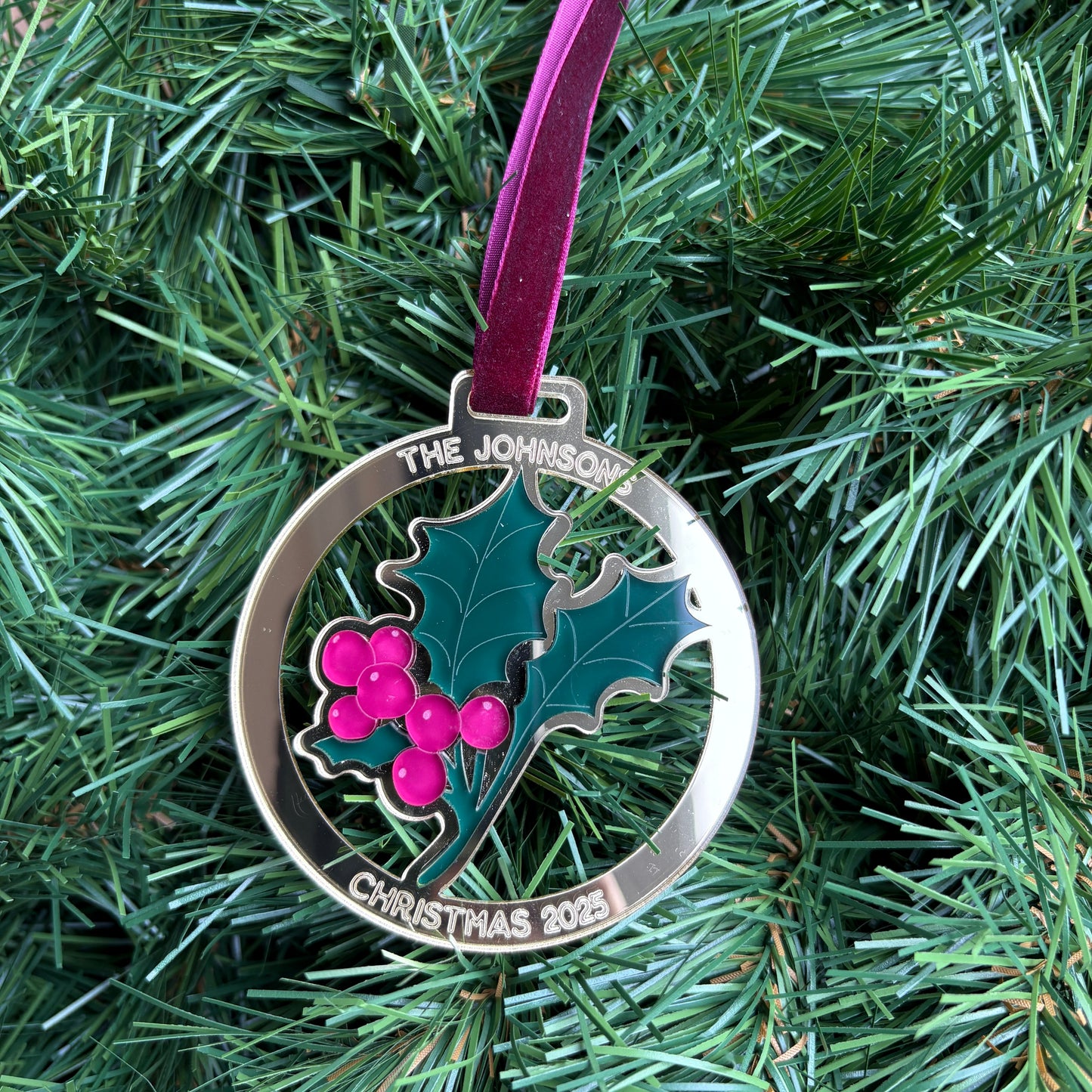 Holly Christmas Decoration