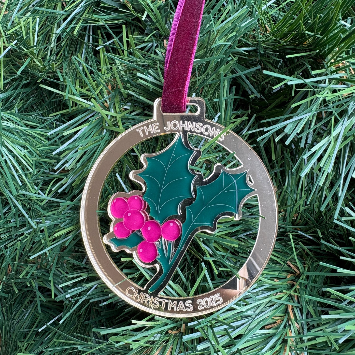 Holly Christmas Decoration