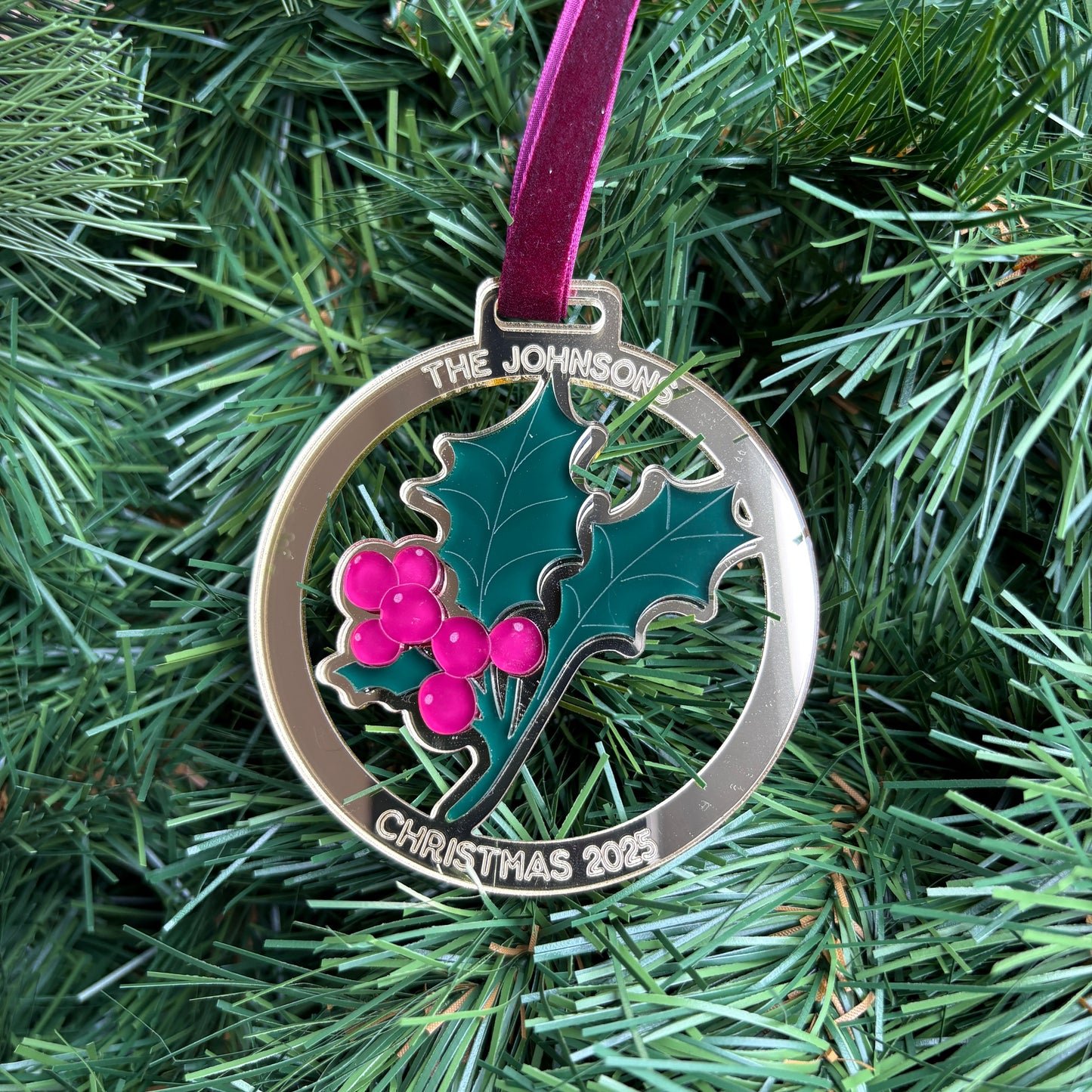 Holly Christmas Decoration