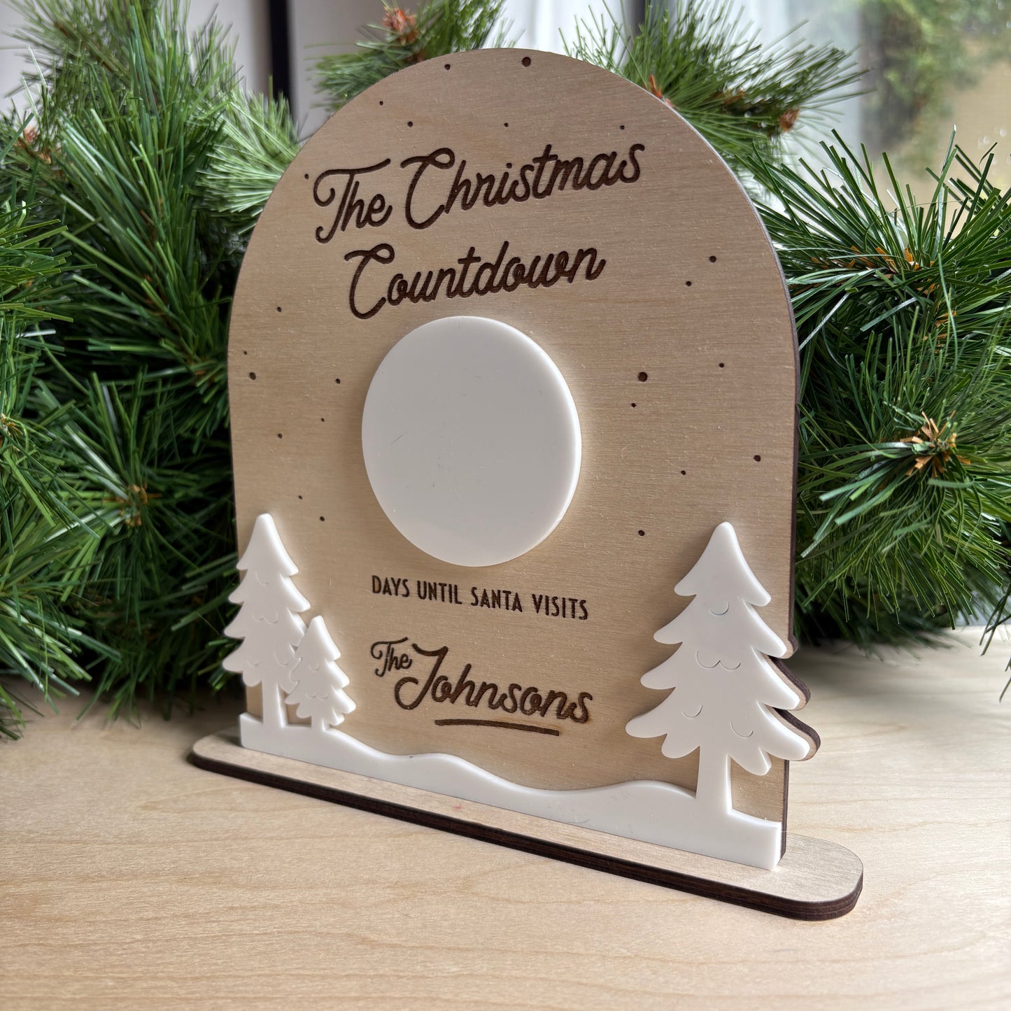 Christmas Countdown Sign