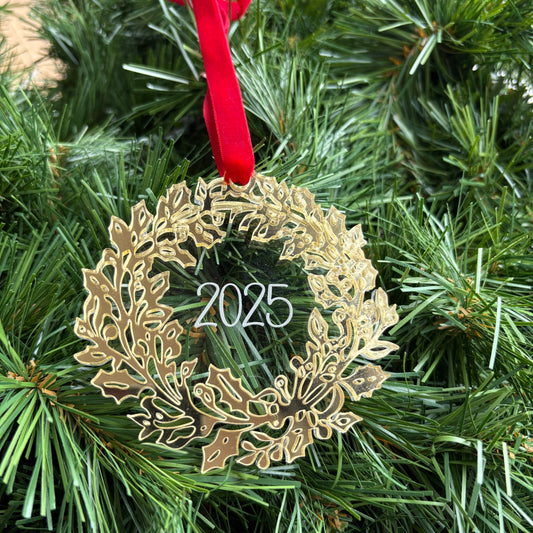 Gold Mirror Wreath