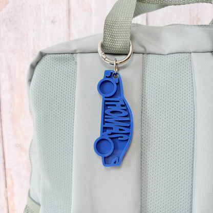 Car Name Keyring, Custom Acrylic Keychain