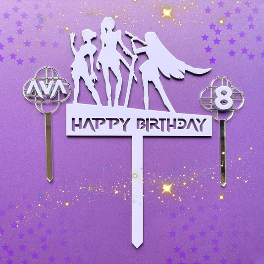 K Pop Demon Hunters Cake Topper