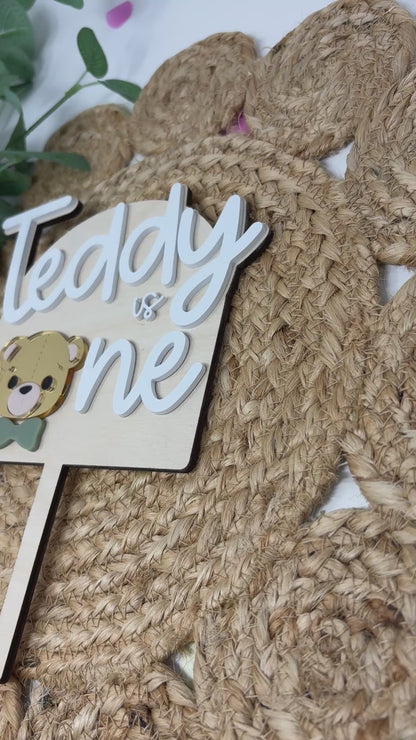 ...is One Birthday Cake Topper