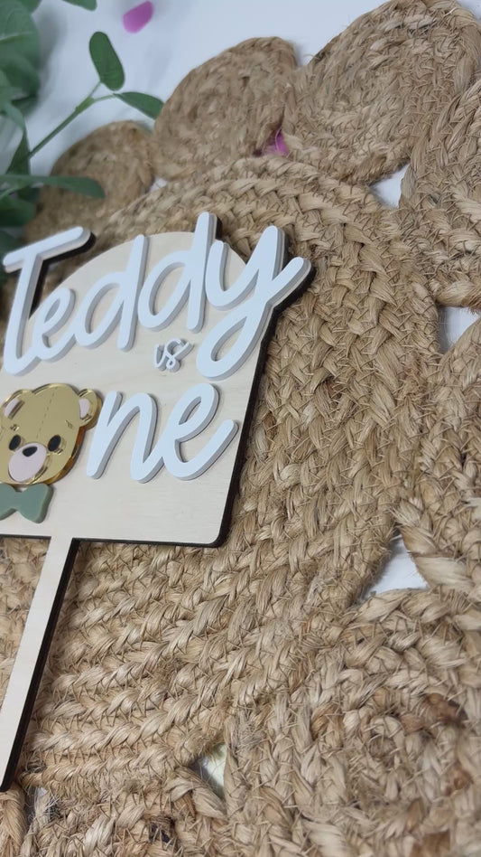 ...is One Birthday Cake Topper