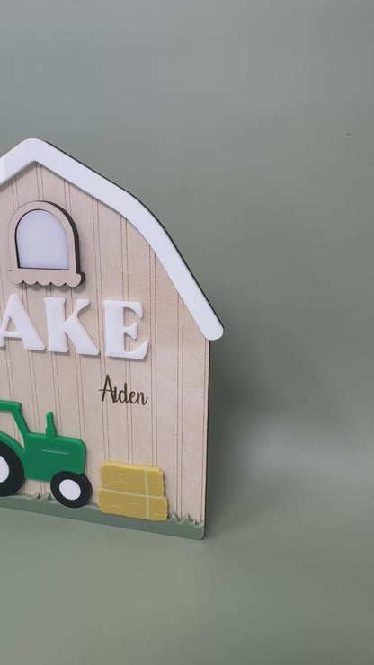 Barn Sign with Name