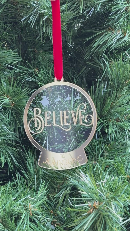 Believe Christmas Decoration
