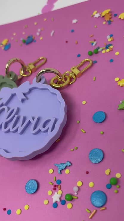 Scalloped Keyring