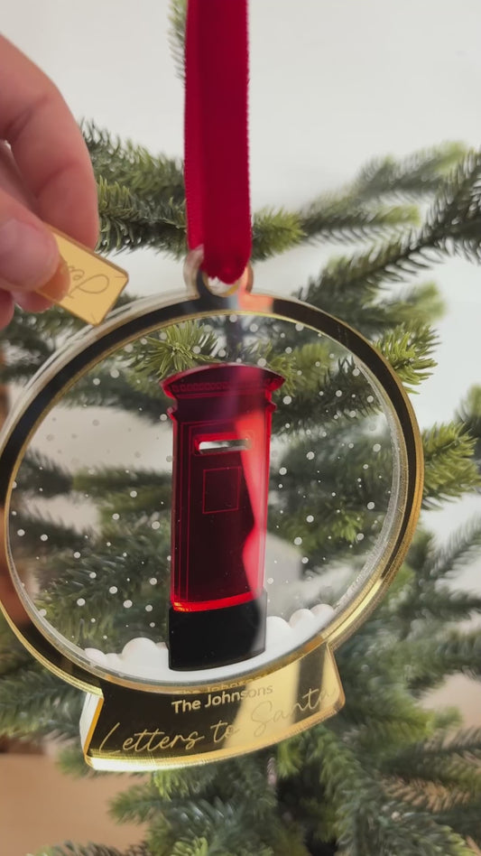 Postbox Snow Globe