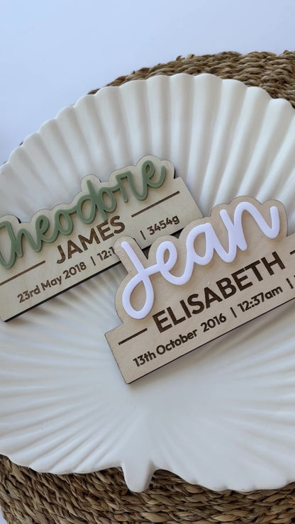Birth Announcement Sign