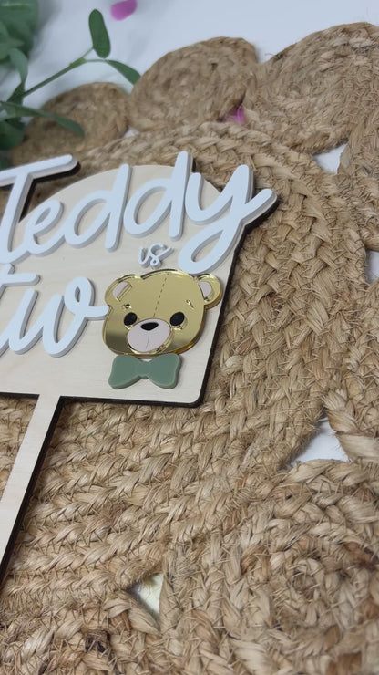 ...is Two Birthday Cake Topper