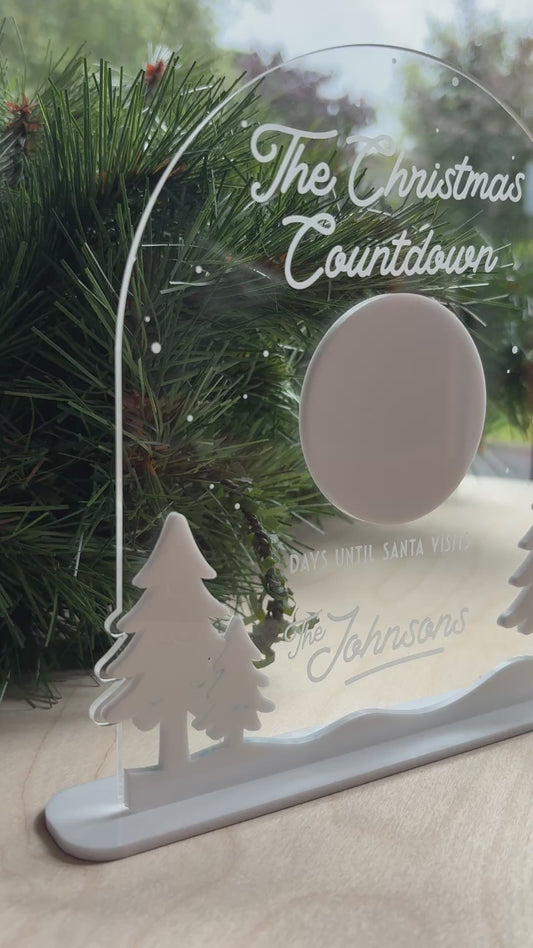 Christmas Countdown Sign