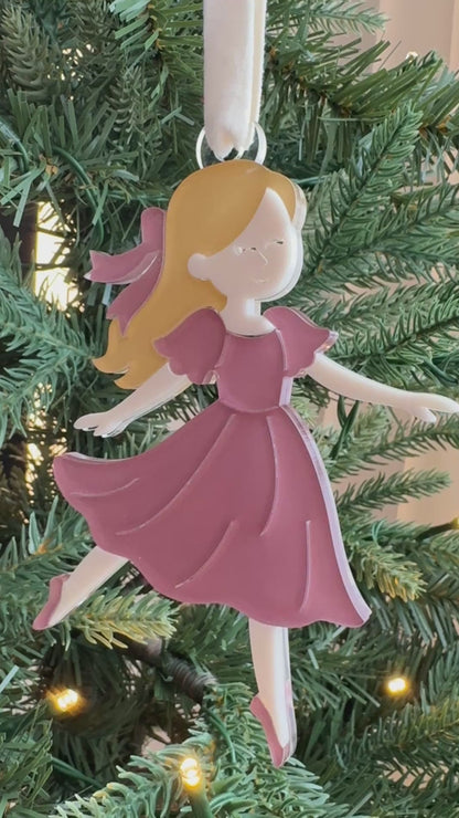 Dancing Girl Christmas Decoration