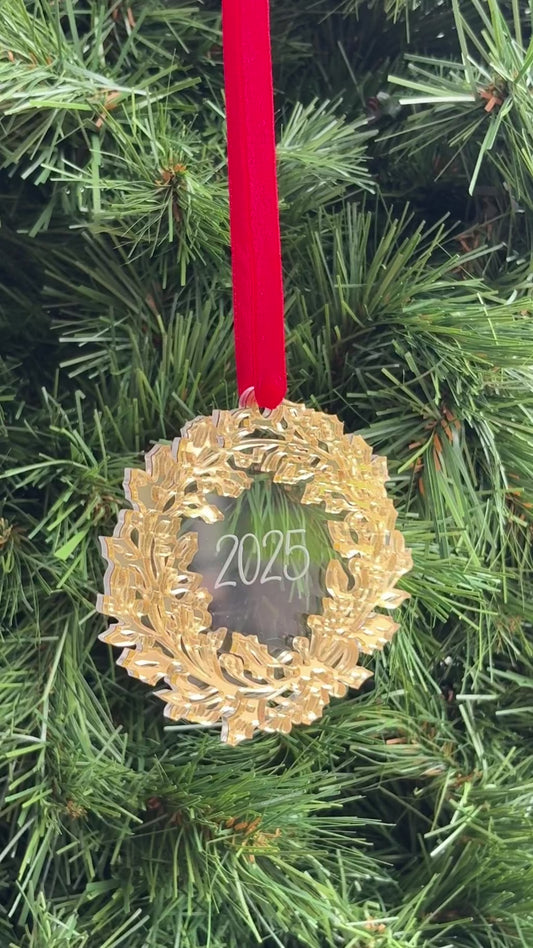 Gold Mirror Wreath