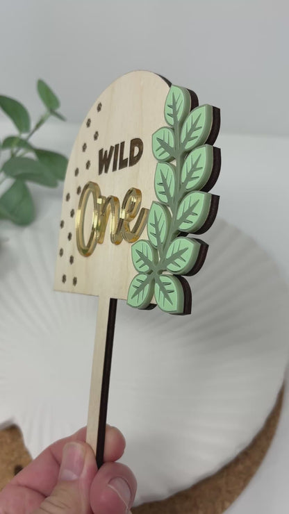 Wild One Cake Topper